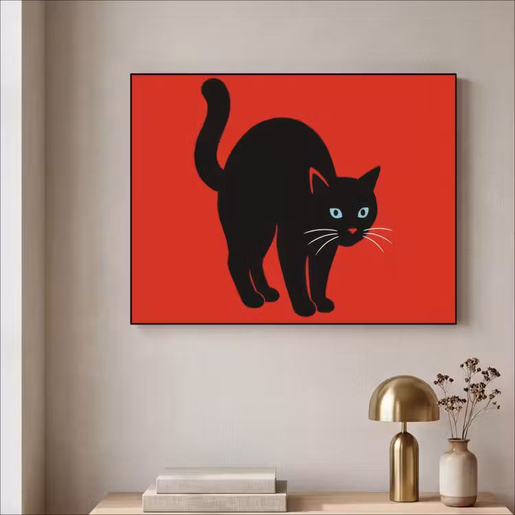 Art Frame - Kat - Zwart - Staart — 5