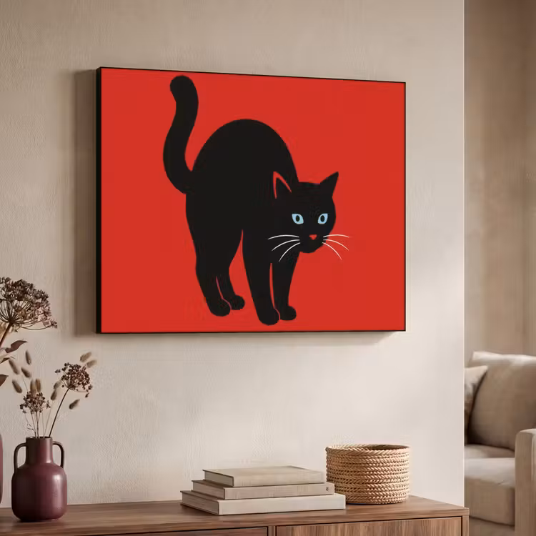 Art Frame - Kat - Zwart - Staart — 7