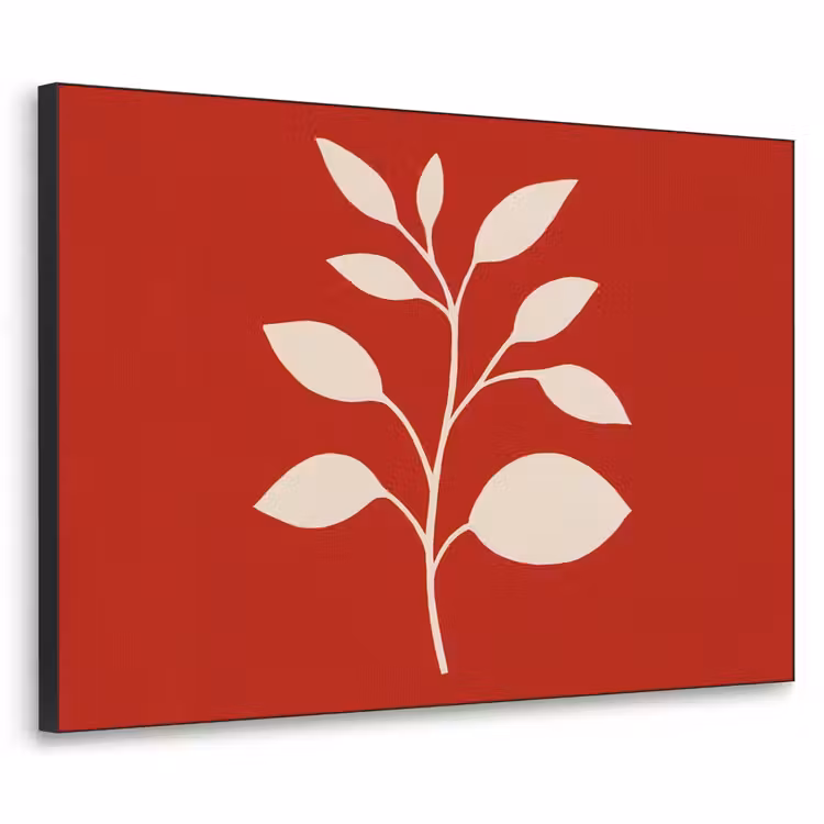 Art Frame - Silhouet - Bladeren - Tak — 1