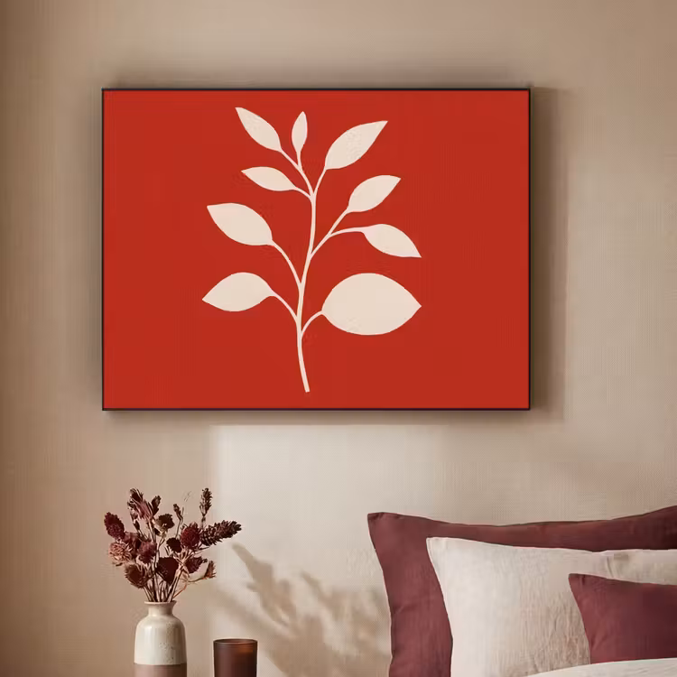 Art Frame - Silhouet - Bladeren - Tak — 3