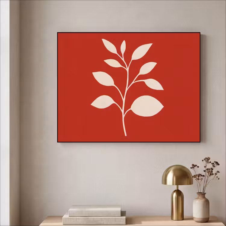 Art Frame - Silhouet - Bladeren - Tak — 5