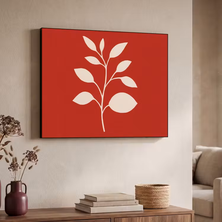 Art Frame - Silhouet - Bladeren - Tak — 7
