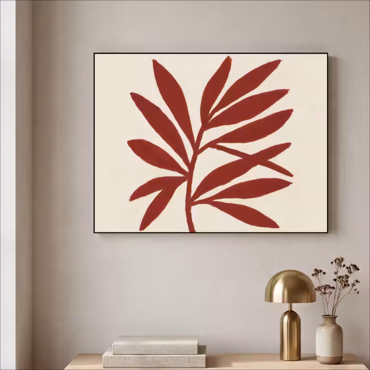 Art Frame - Tak - Bladeren - Rood — 5