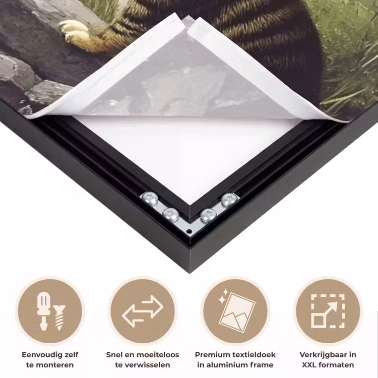 Art Frame - Kat - Beekje - Weide — 4