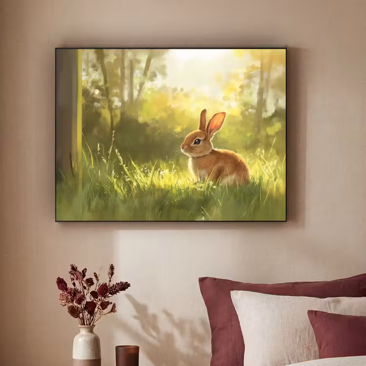 Art Frame - Konijn - Zonlicht - Bos — 3