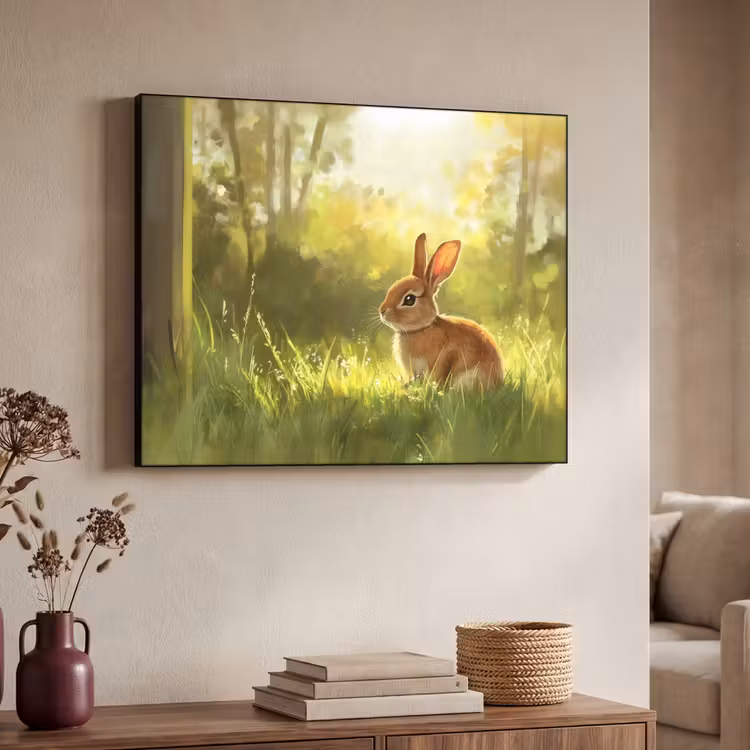 Art Frame - Konijn - Zonlicht - Bos — 7