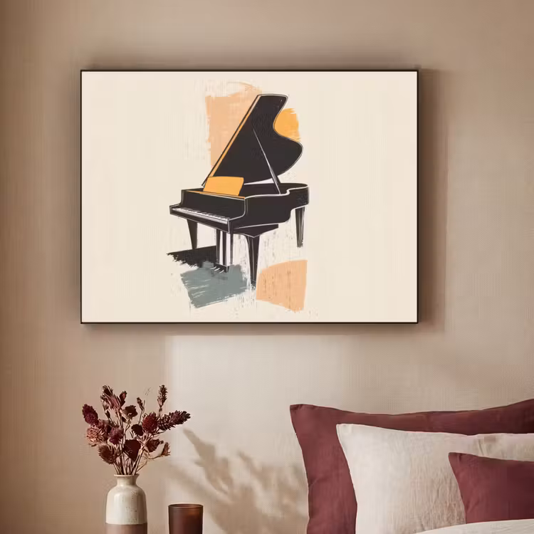 Art Frame - Vleugel - Zwart - Abstract - Illustratie — 3