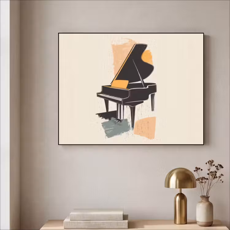 Art Frame - Vleugel - Zwart - Abstract - Illustratie — 5
