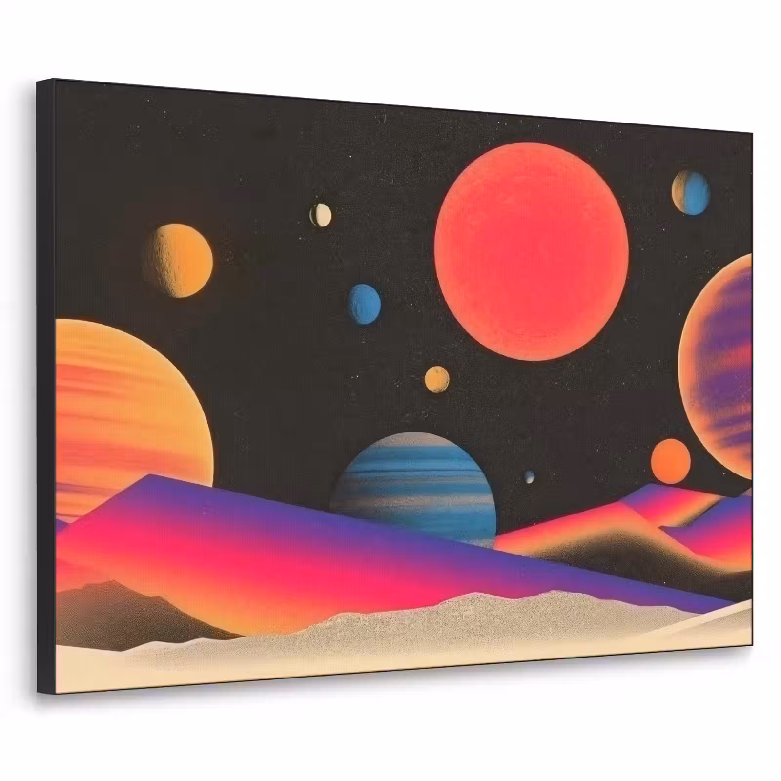 Art Frame - Hemel - Planeten - Felgekleurd — 1