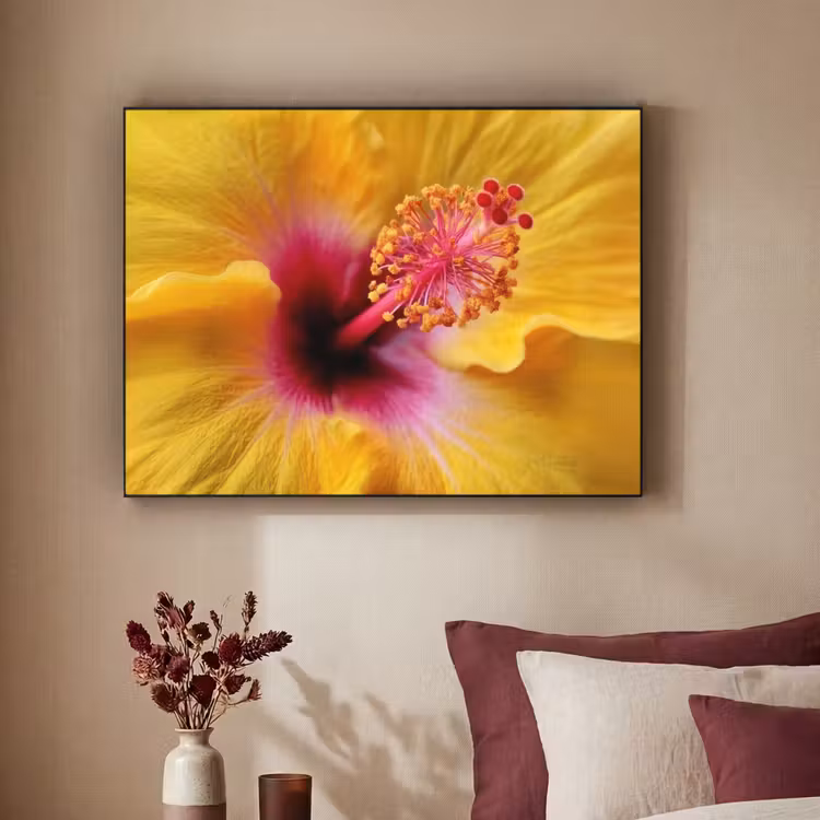 Art Frame - Geel - Hibiscus - Tropisch — 3