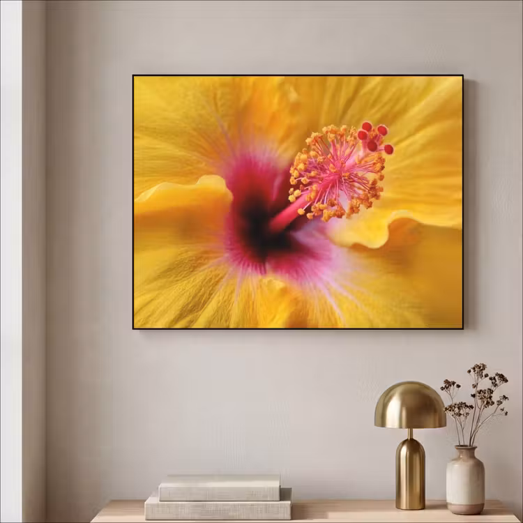 Art Frame - Geel - Hibiscus - Tropisch — 5