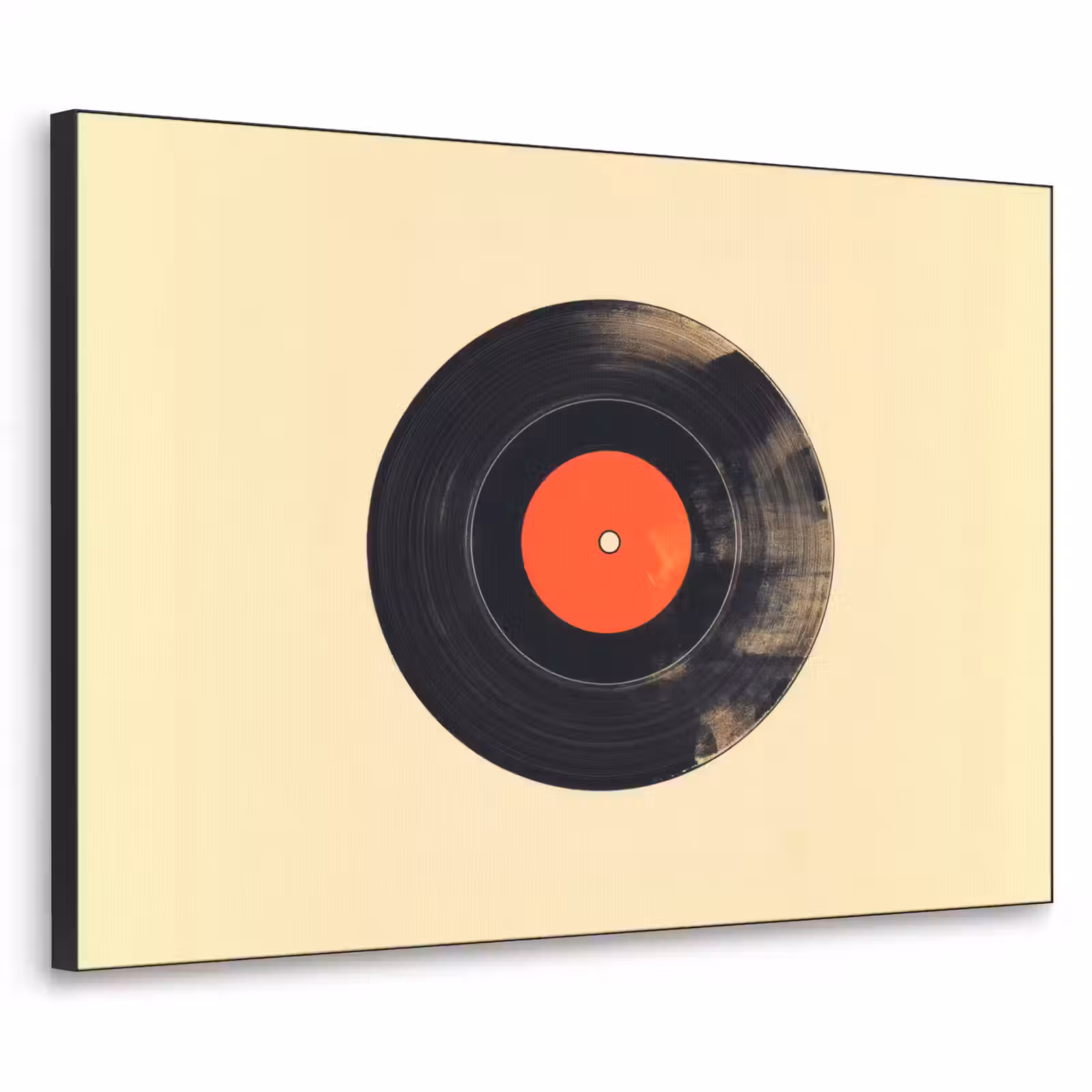 Art Frame - Illustratie - Vinylplaat - Beige - Vintage — 1