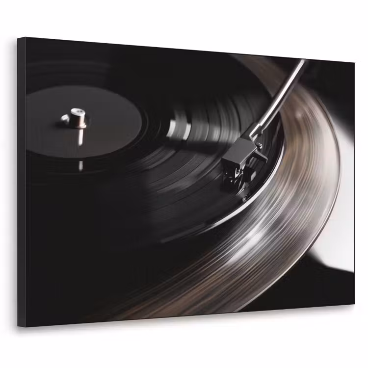 Art Frame - Close-up - Vinylplaat - Platenspeler - Zwart — 1