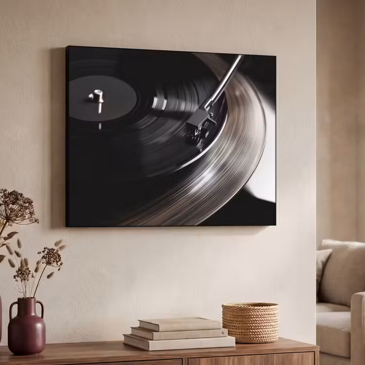 Art Frame - Close-up - Vinylplaat - Platenspeler - Zwart — 7