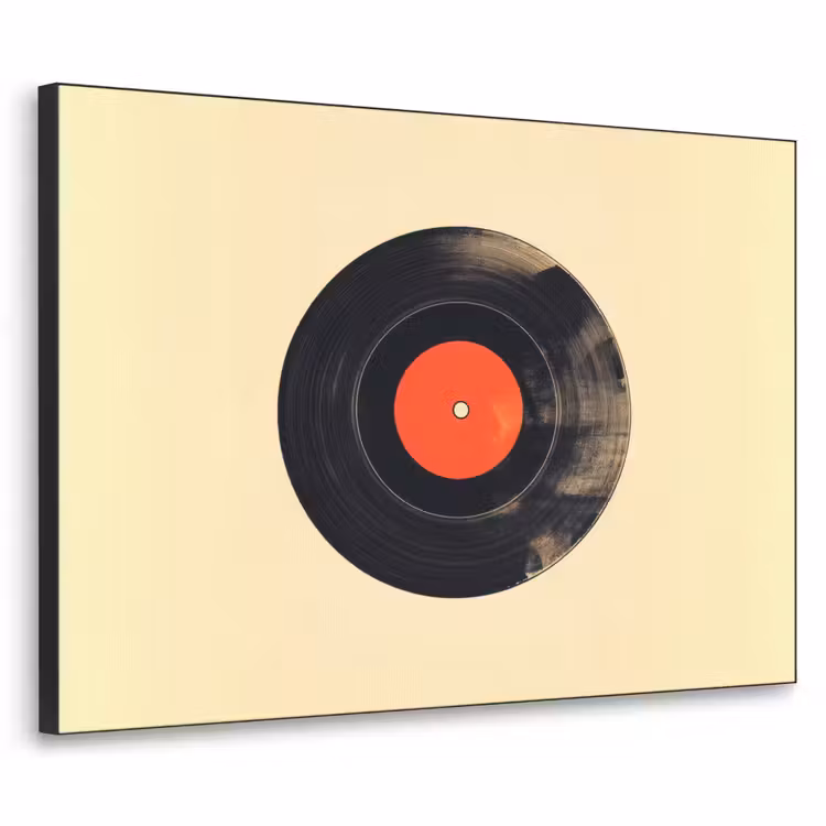 Art Frame - Illustratie - Vinylplaat - Beige - Vintage — 1