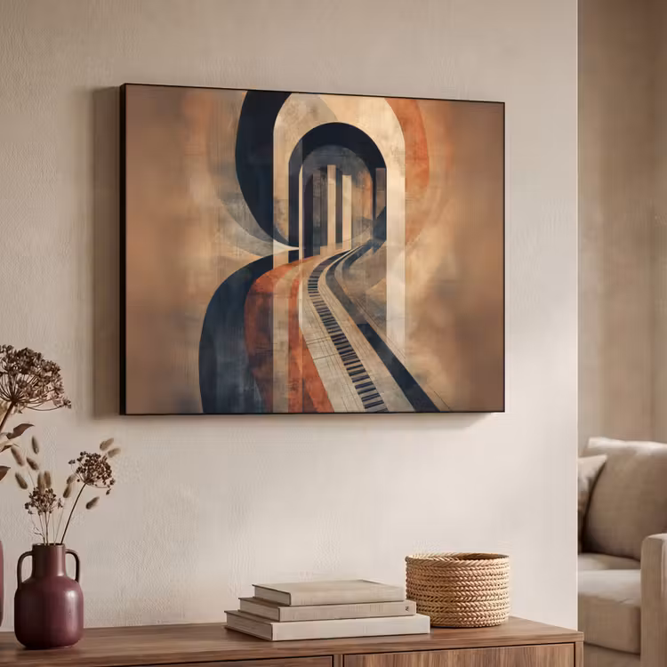 Art Frame - Piano - Toetsen - Abstract — 7