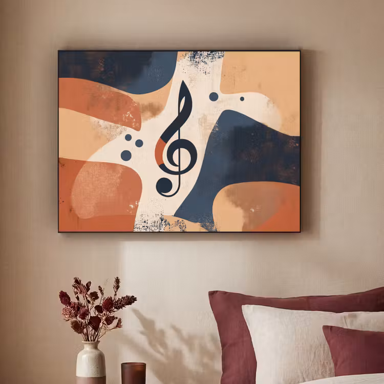 Art Frame - Sleutel - G - Abstract - Beige — 3
