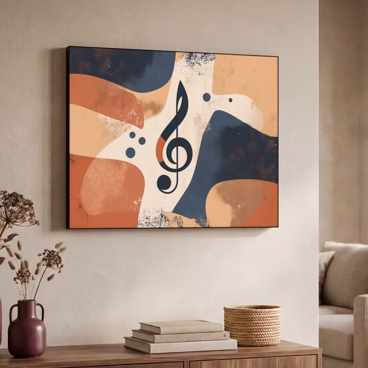 Art Frame - Sleutel - G - Abstract - Beige — 7