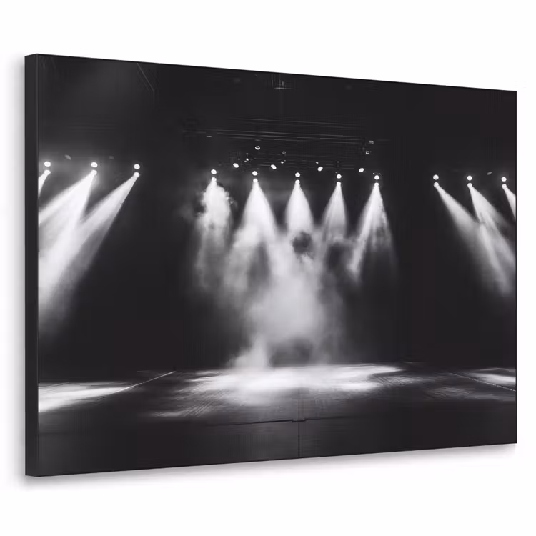 Art Frame - Theaterzaal - Mist - Spotlights - Zwart — 1