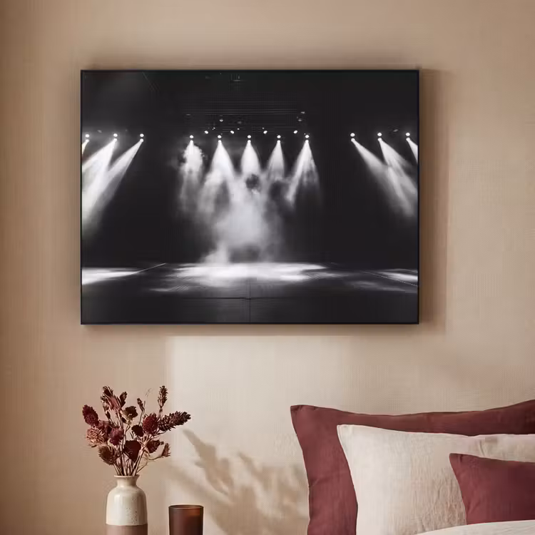 Art Frame - Theaterzaal - Mist - Spotlights - Zwart — 3