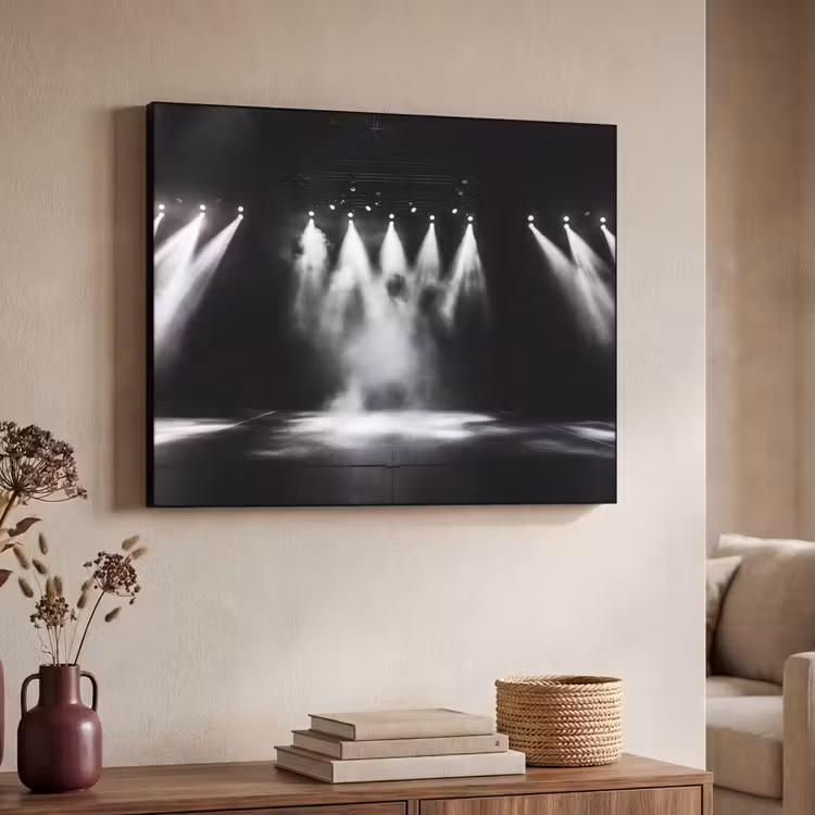 Art Frame - Theaterzaal - Mist - Spotlights - Zwart — 7