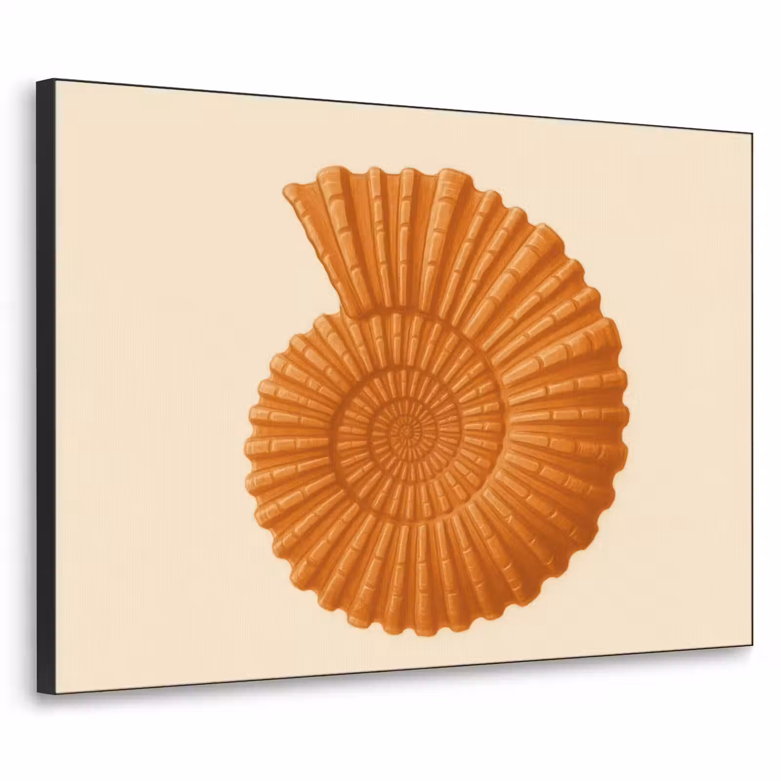Art Frame - Schelp - Oranje - Ribbels — 1