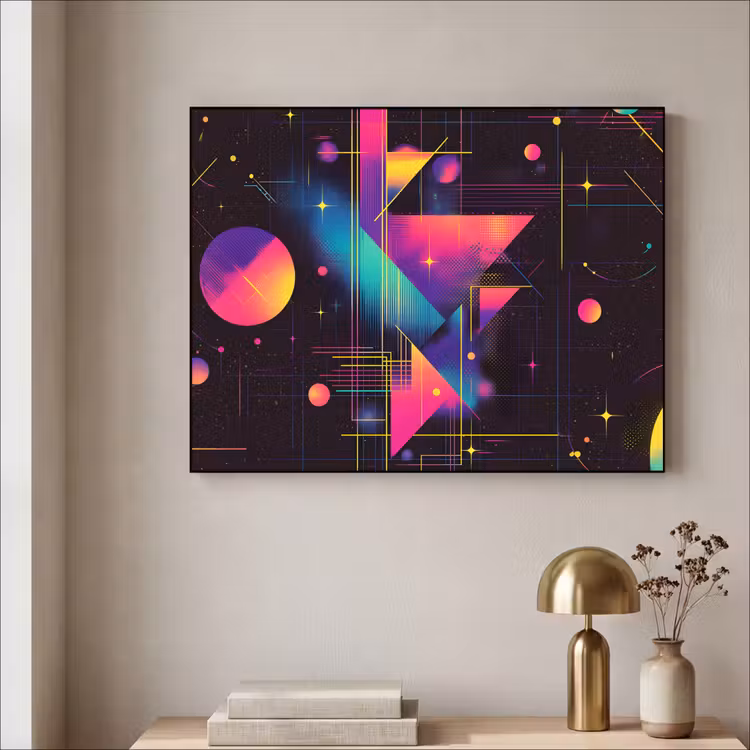 Art Frame - Driehoeken - Cirkels - Abstract - Sterren — 5