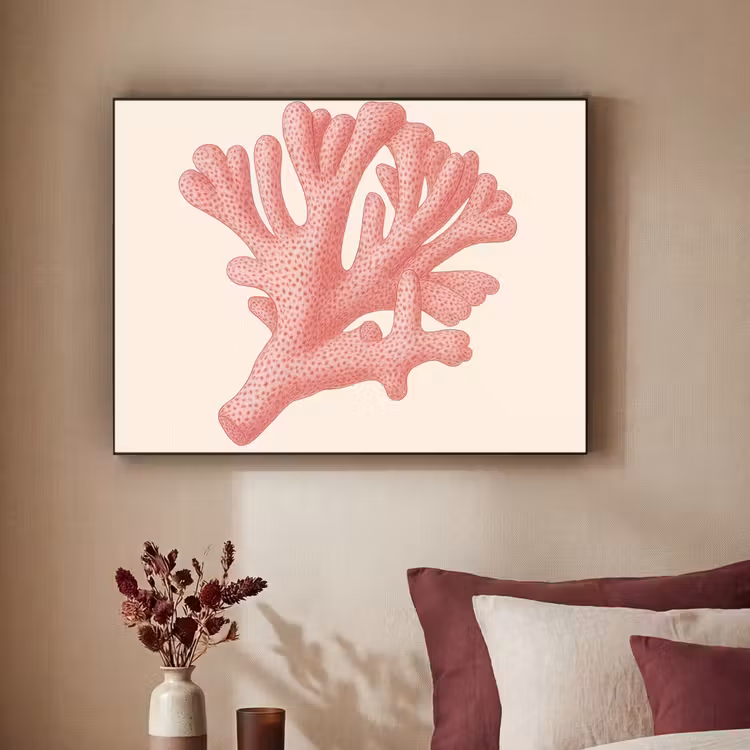 Art Frame - Koraal - Stipjes - Roze — 3