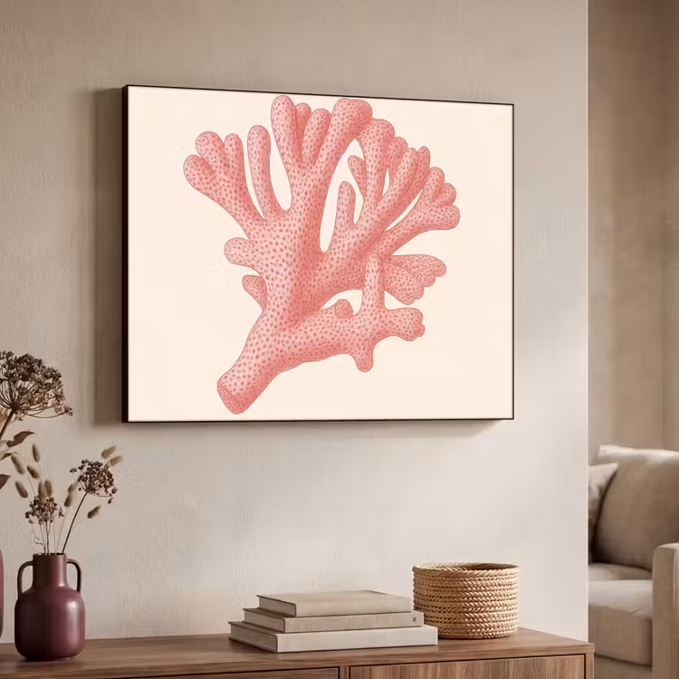 Art Frame - Koraal - Stipjes - Roze — 7