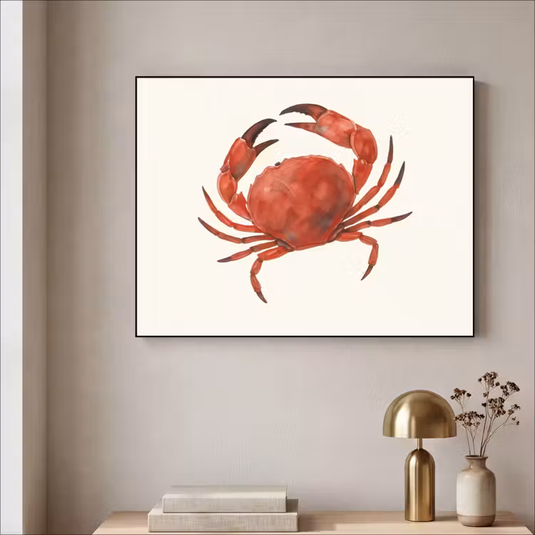 Art Frame - Krab - Felrood - Poten — 5