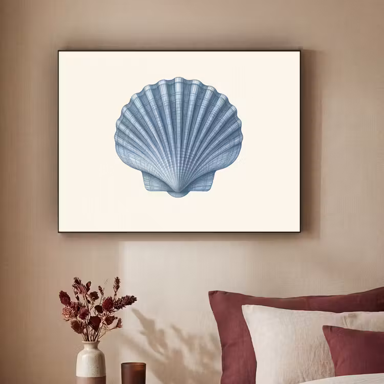 Art Frame - Ribbels - Blauw - Schelp — 3