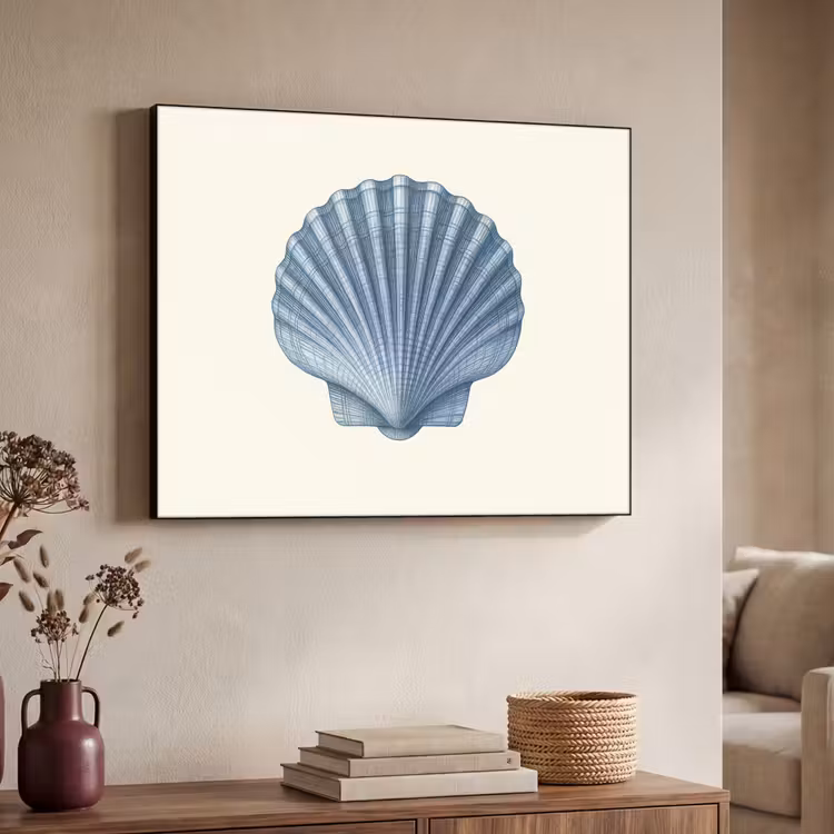 Art Frame - Ribbels - Blauw - Schelp — 7
