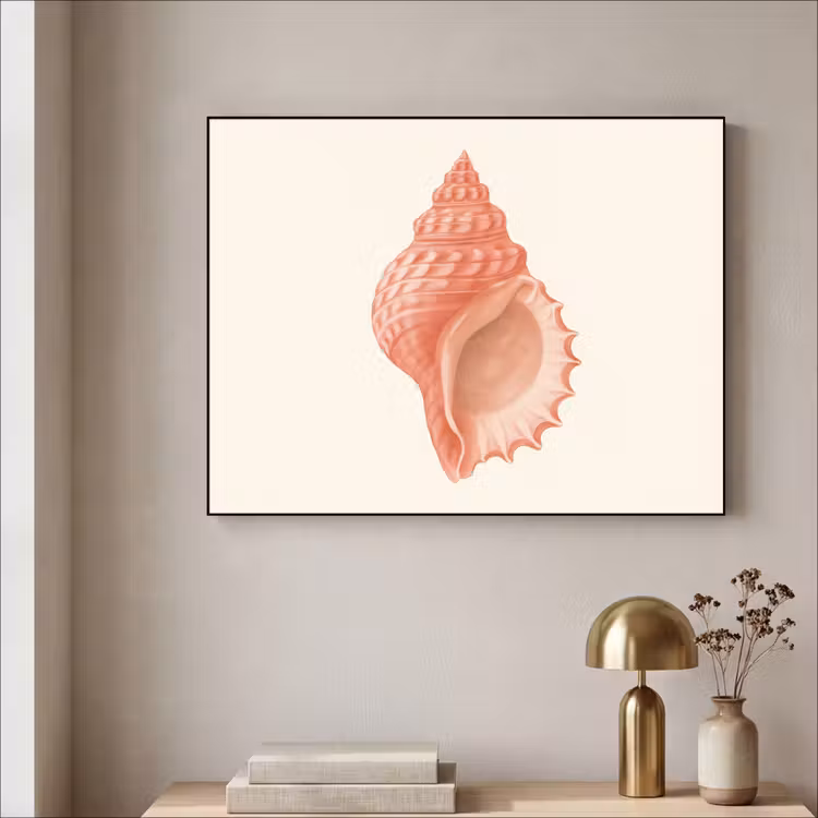 Art Frame - Schelp - Roze - Structuur — 5
