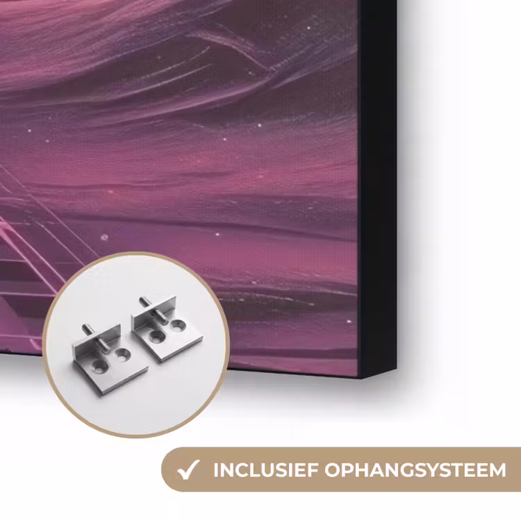 Art Frame - Landschap - Planeten - Horizon - Paars — 6