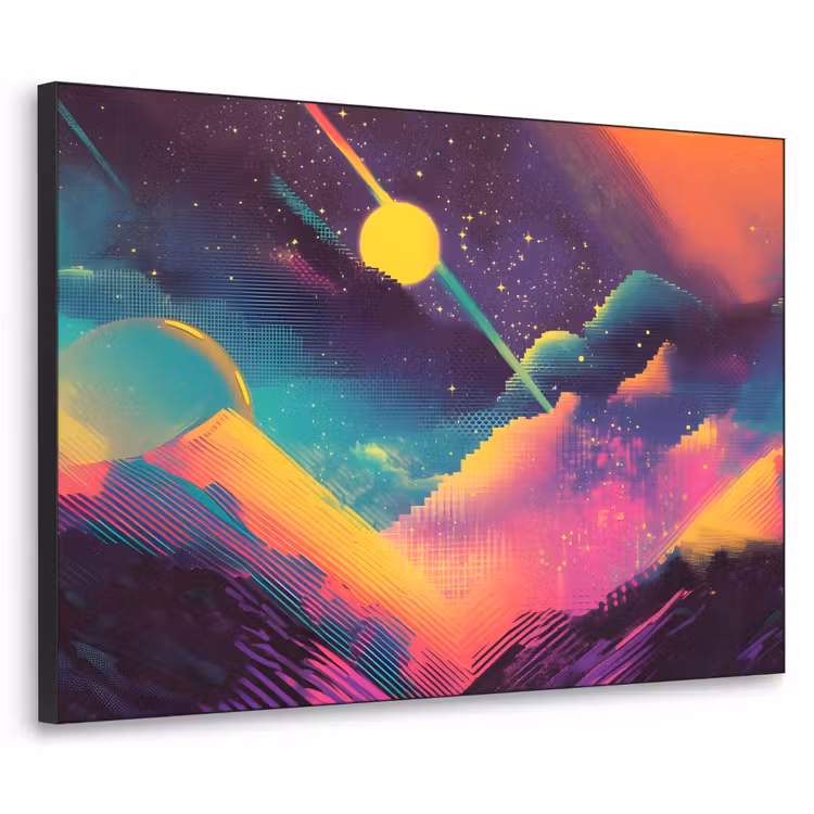 Art Frame - Sterren - Bergen - Kleurrijk — 1