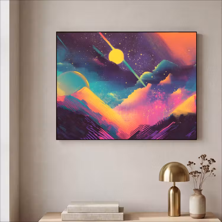 Art Frame - Sterren - Bergen - Kleurrijk — 5