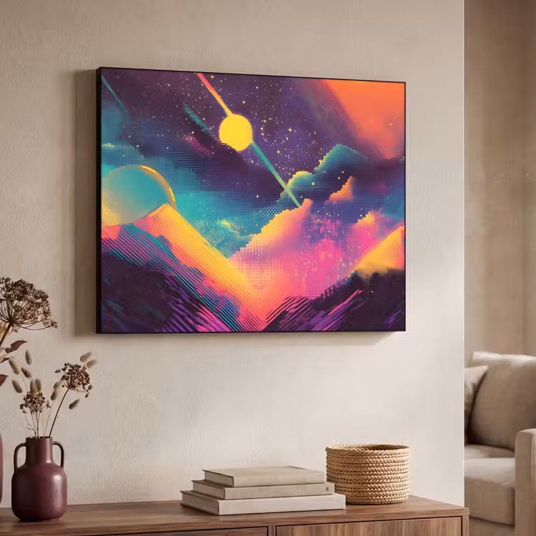 Art Frame - Sterren - Bergen - Kleurrijk — 7