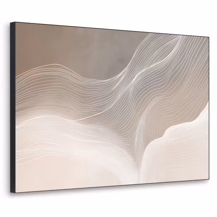 Art Frame - Golvende lijnen - Luchtstromen - Harmonieus — 1