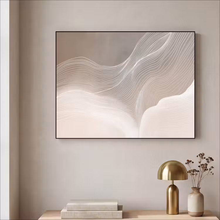 Art Frame - Golvende lijnen - Luchtstromen - Harmonieus — 5