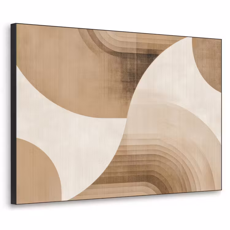 Art Frame - Retro - Geometrische lagen - Aardetinten — 1