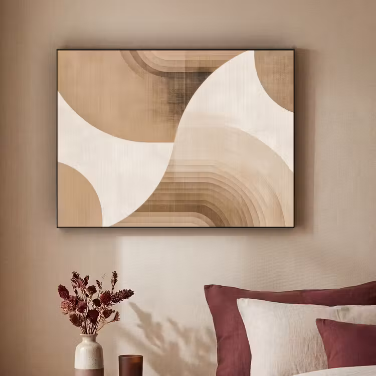 Art Frame - Retro - Geometrische lagen - Aardetinten — 3