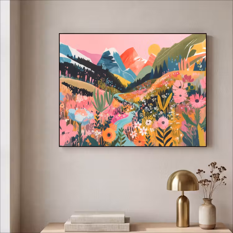 Art Frame - Rivier - Diepte - Bloemen — 5