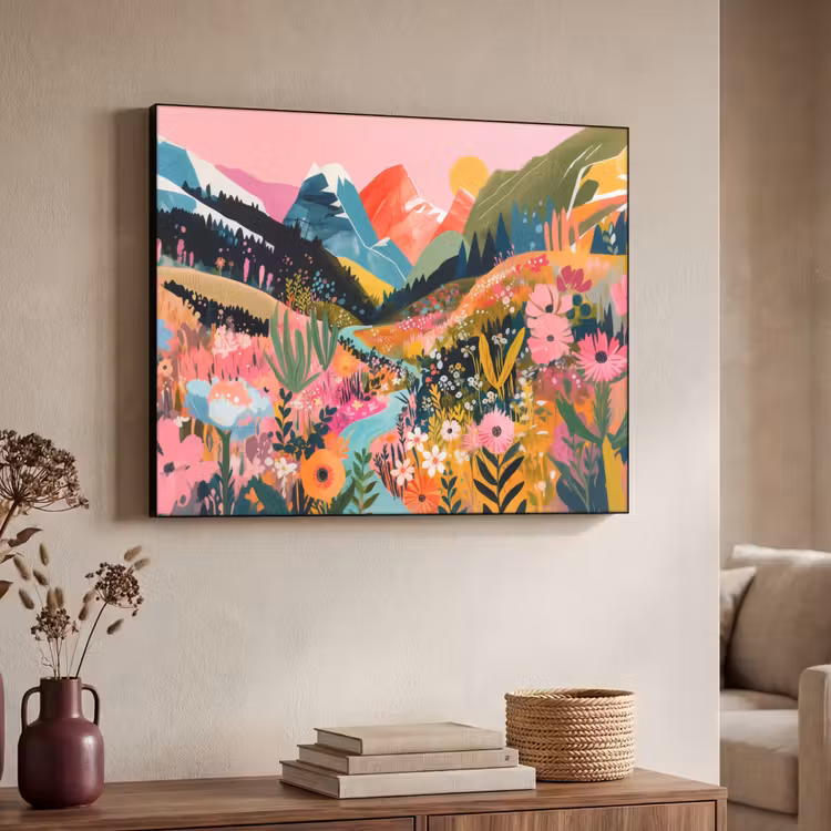 Art Frame - Rivier - Diepte - Bloemen — 7