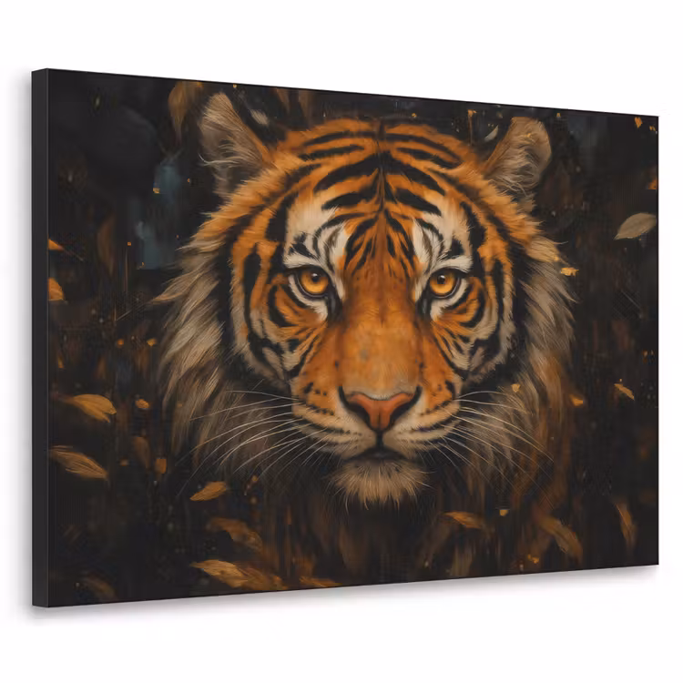 Art Frame - Bladeren - Tijger - Oranje — 1
