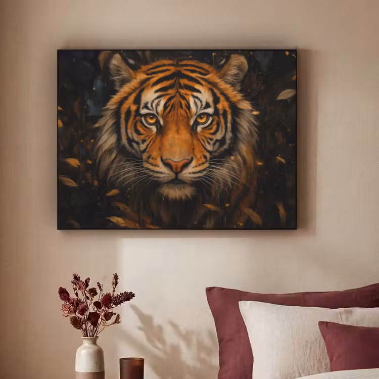 Art Frame - Bladeren - Tijger - Oranje — 3