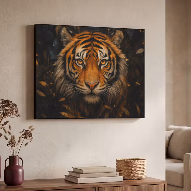 Art Frame - Bladeren - Tijger - Oranje — 7