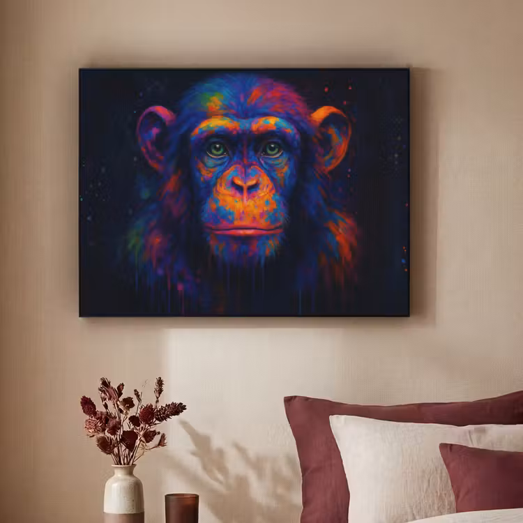 Art Frame - Kleurrijk - Aap - Abstract — 3