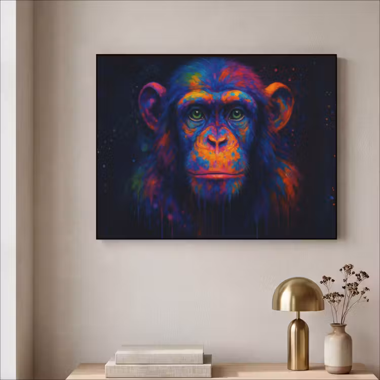 Art Frame - Kleurrijk - Aap - Abstract — 5