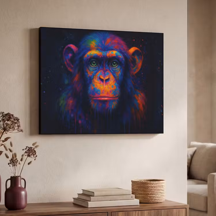 Art Frame - Kleurrijk - Aap - Abstract — 7