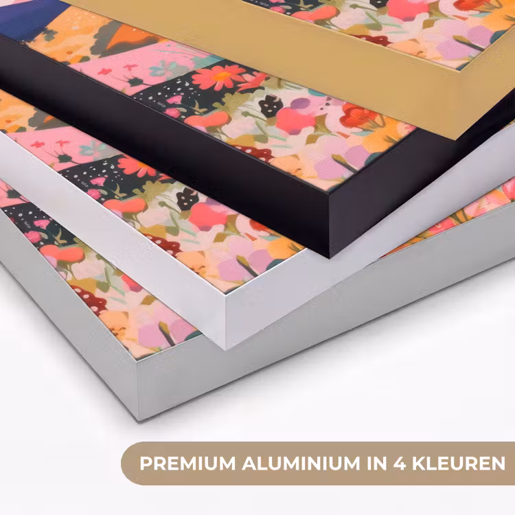 Art Frame - Kleurrijke bloemen - Bergen - Fantasielandschap — 2